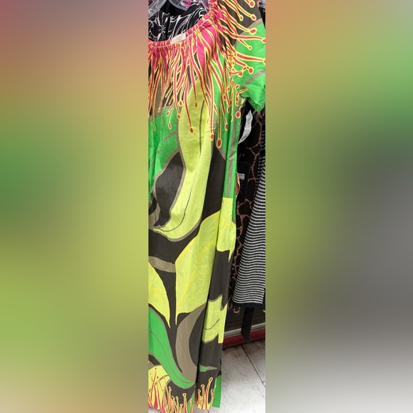 ETCETERA SENSATION Stretch Cotton Short Sleeve Long Dress w/Pockets M - Picture 12 of 12